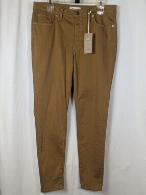 MADEWELL High-rise Skinny Jeans/Trousers Caramel/Mustard 32